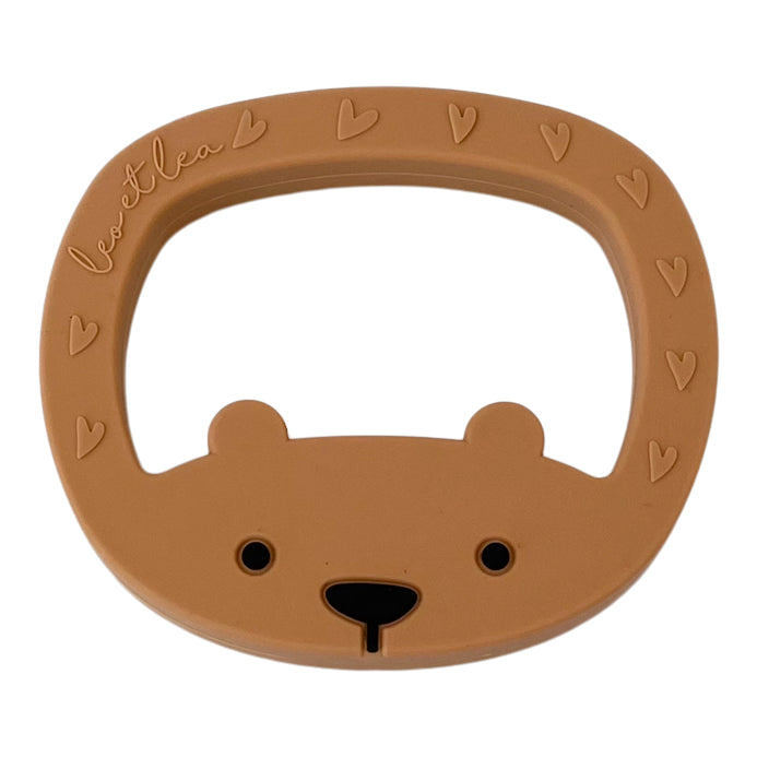 Hochet de Dentition 'Petit Ours', Terre de Sienne, Sienna