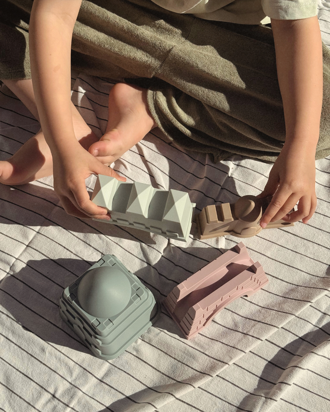 Set de plage Château, Soft Pastel 