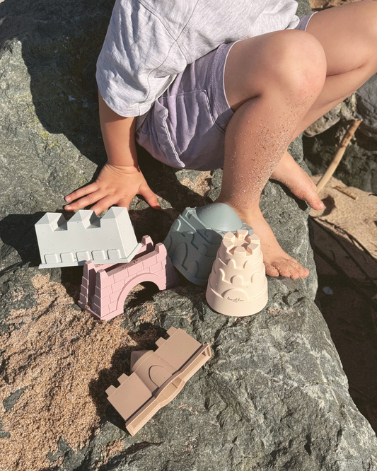 Set de plage Château, Soft Pastel 