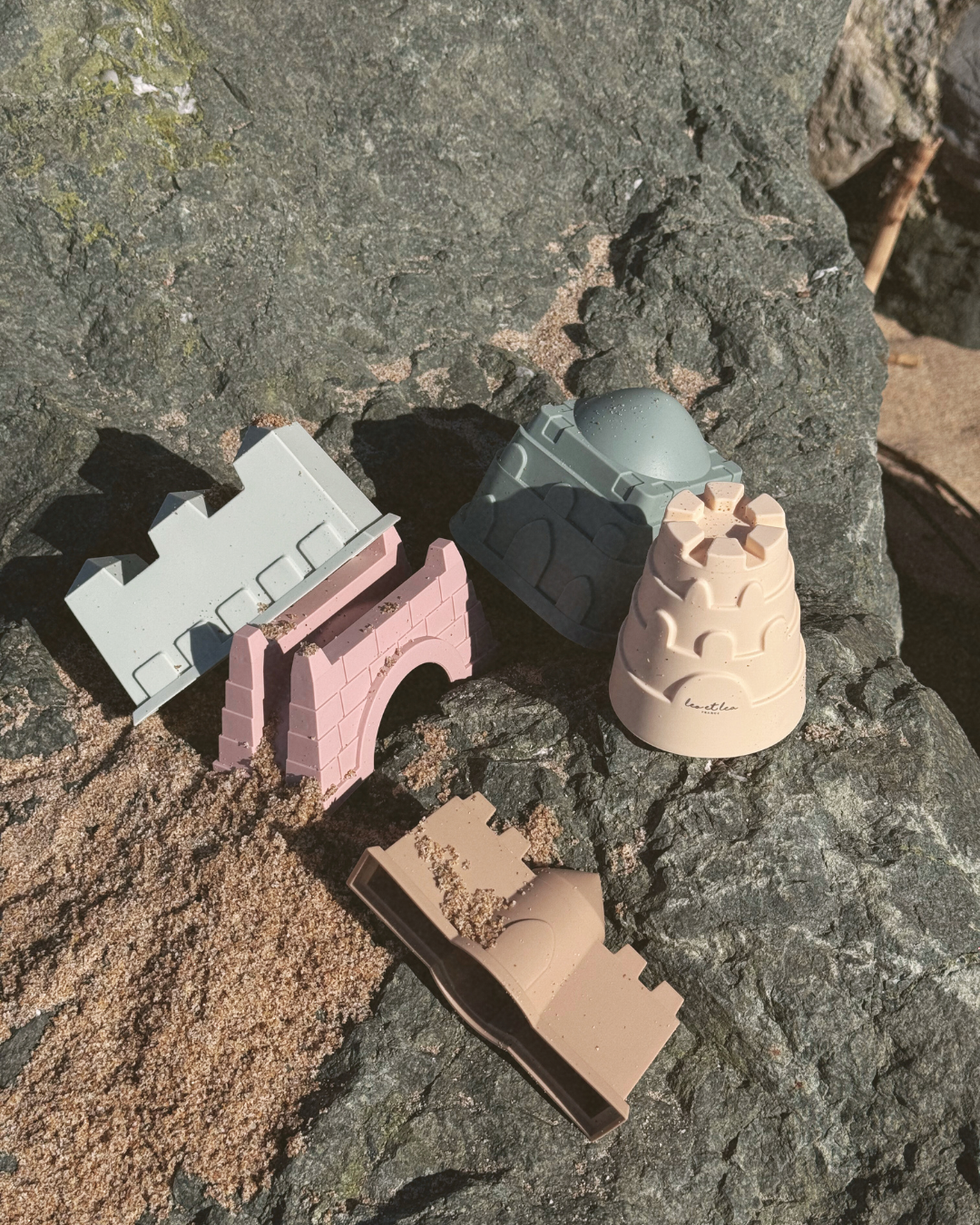 Set de plage Château, Soft Pastel 