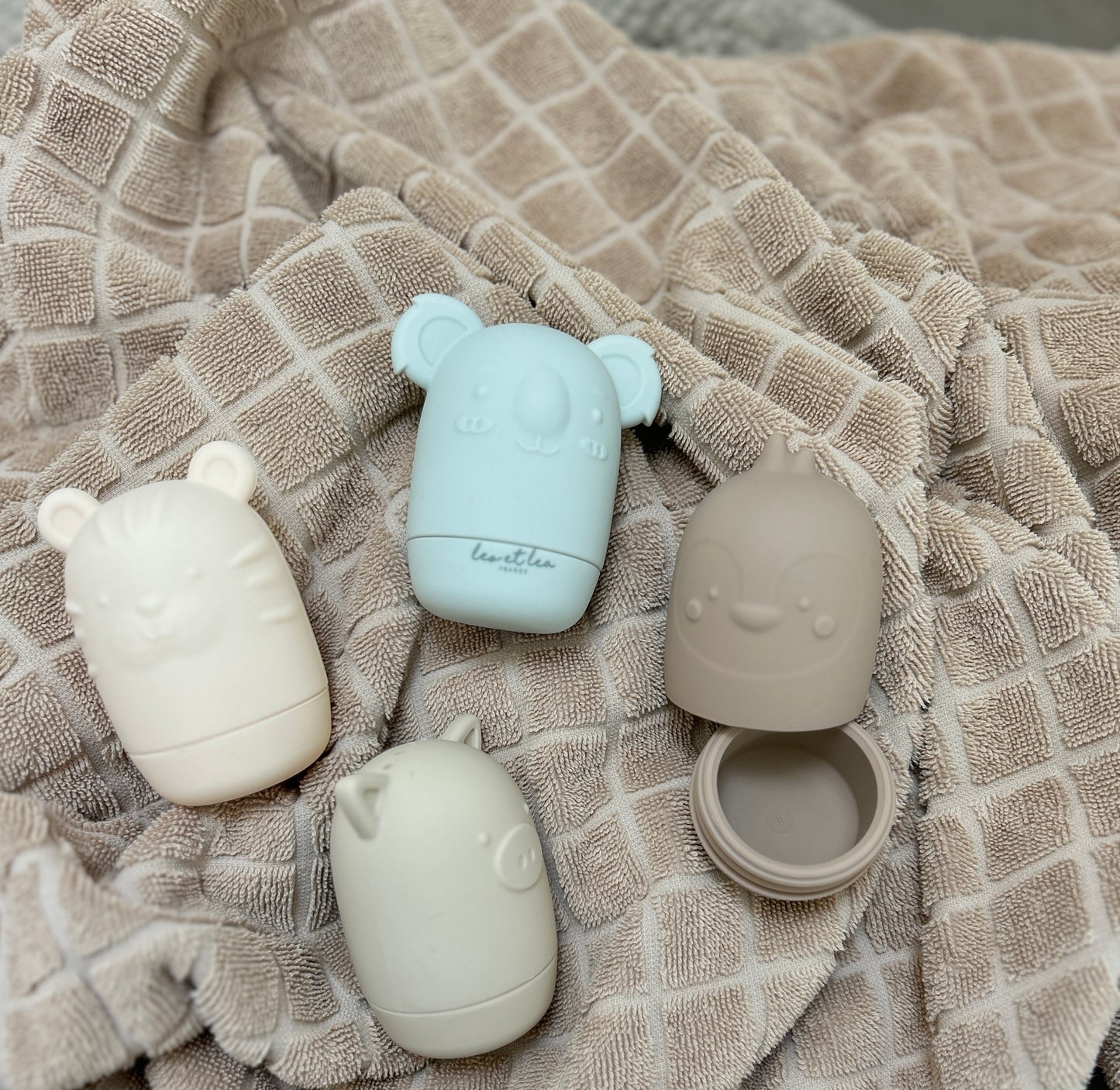 Jouet de bain, pastel tendre