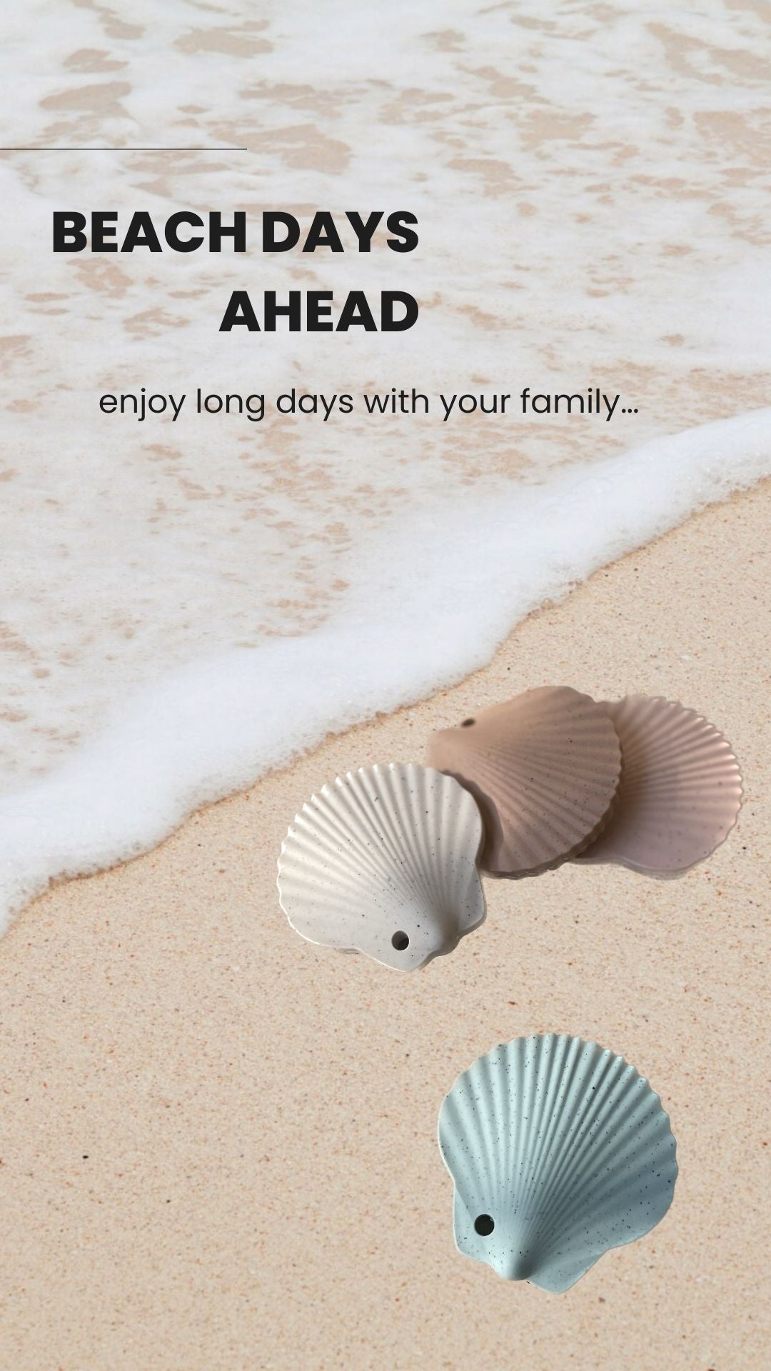 Hochet de Dentition 'Coquillage', Bleu, Mermaid