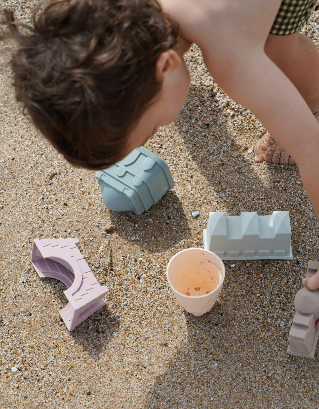 Set de plage Château, Soft Pastel 
