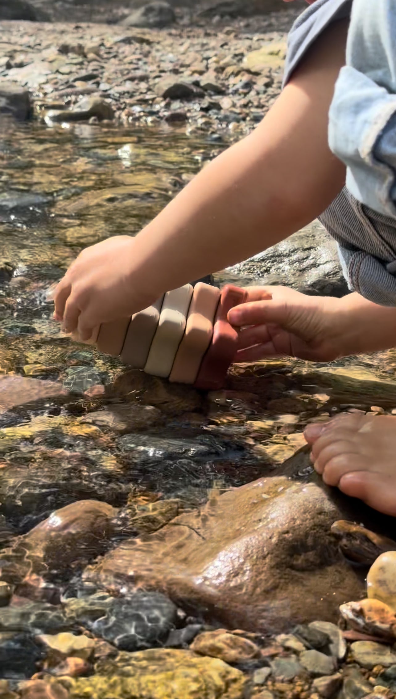 Star Stacker, Etoiles à empiler, Nude, Beige