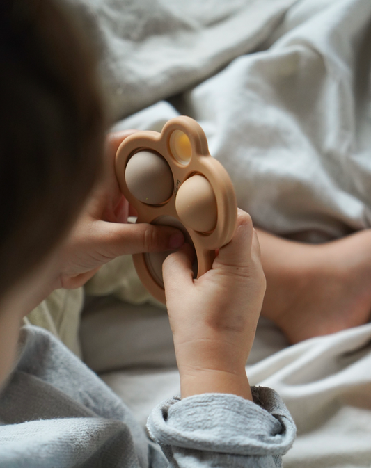 Jouet Pop, Beige, Jouet Sensoriel, Soulagement du stress