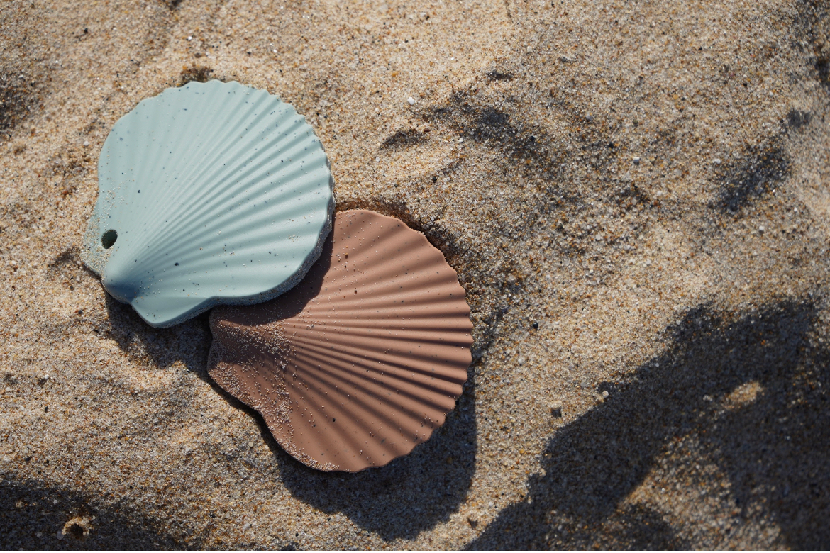 Hochet de Dentition 'Coquillage', Marron, Earth