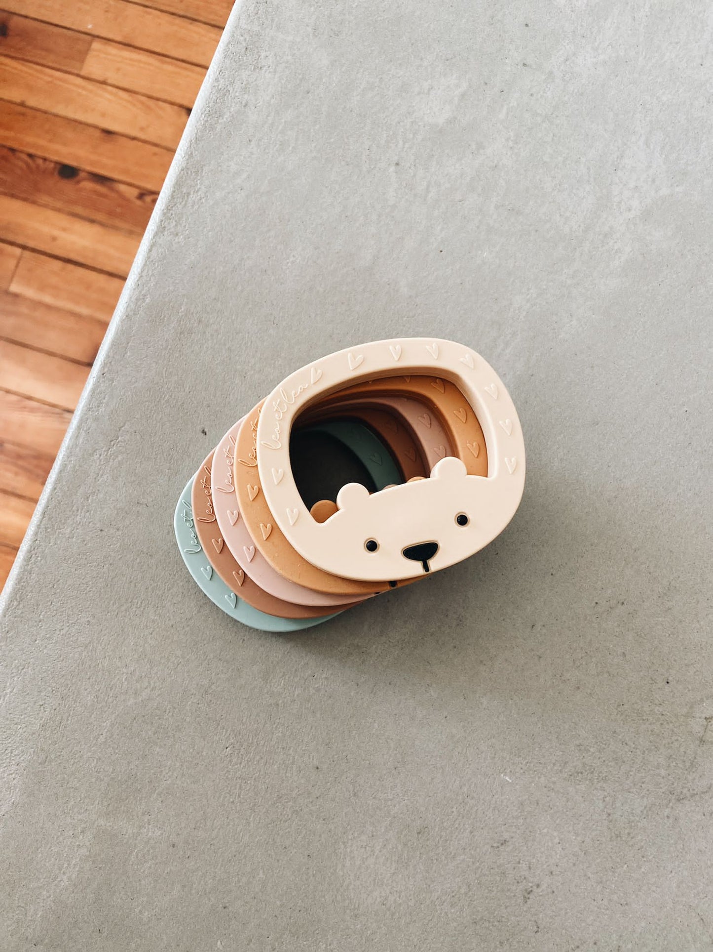 Hochet de Dentition 'Petit Ours', Café au lait, Iced Coffee