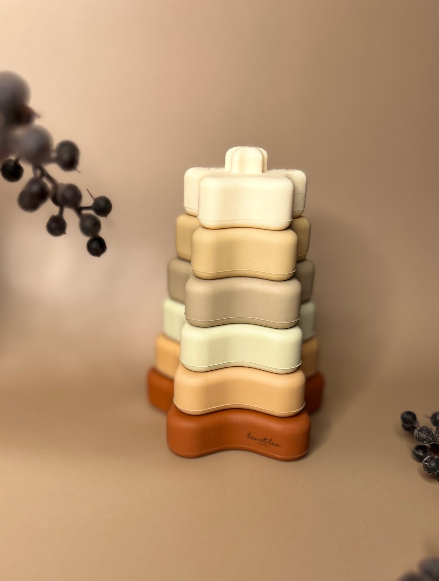 Star Stacker, Etoiles à empiler, Nude, Beige