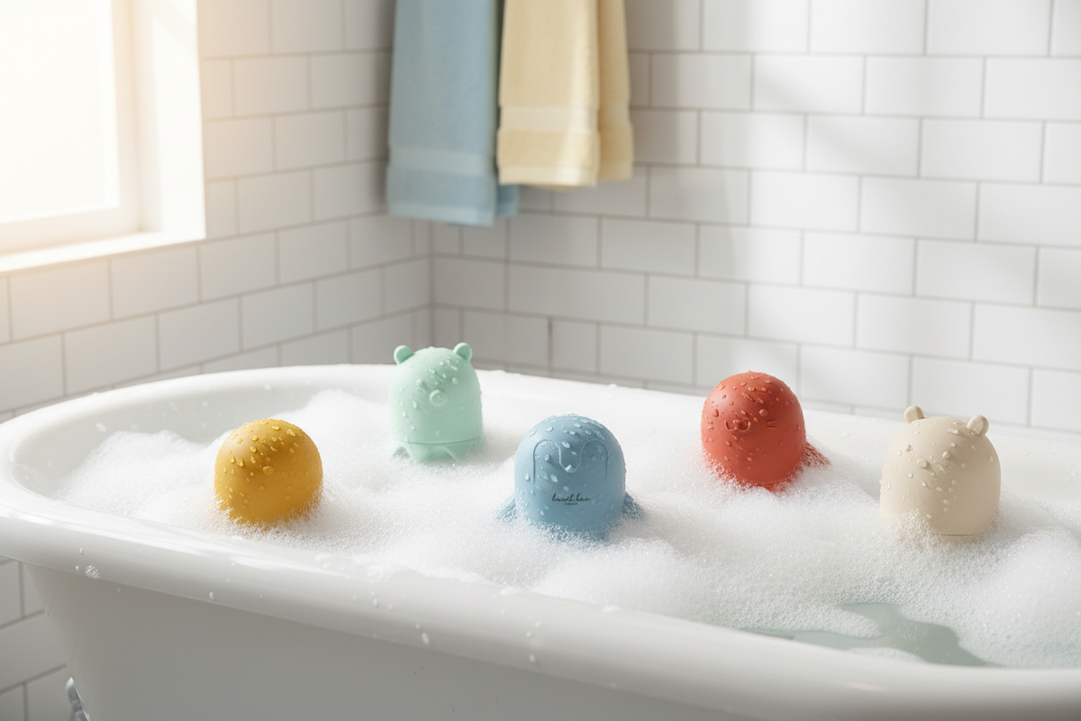 Bannière jouet de bain fond bain