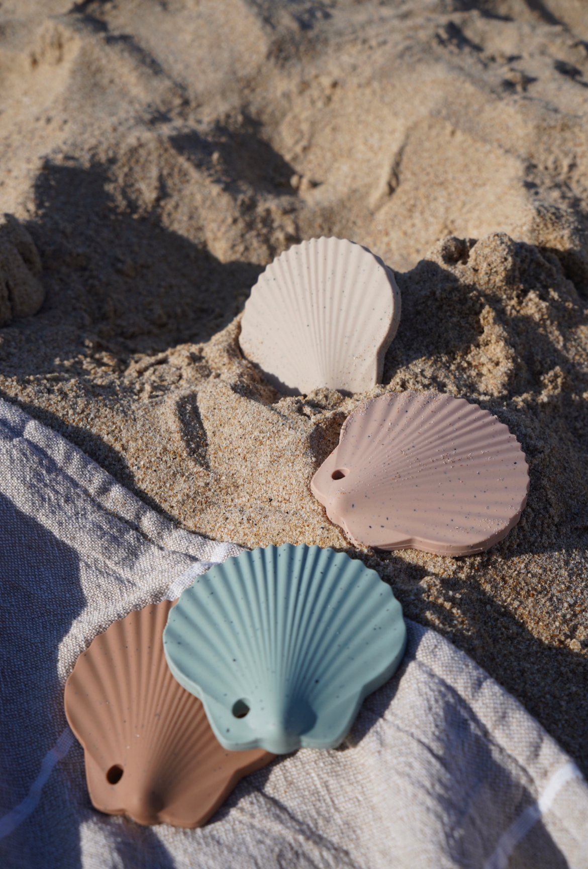 Hochet de Dentition 'Coquillage', Marron, Earth