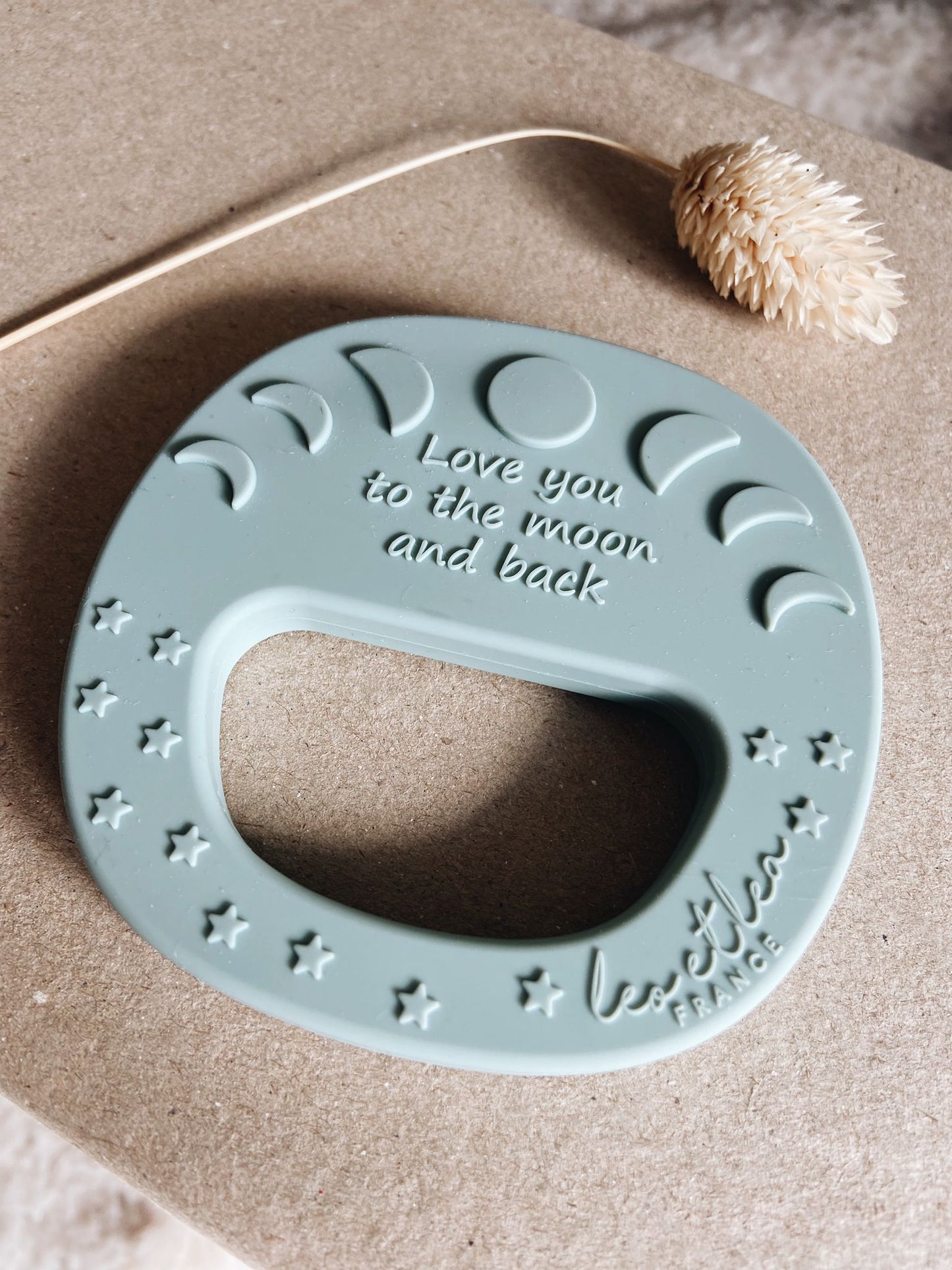 Hochet de Dentition 'Lune', Bleu, Mermaid