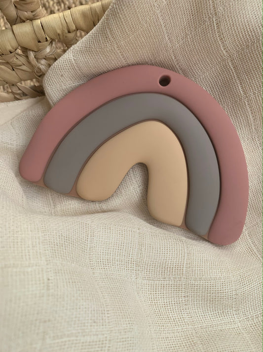 Hochet de Dentition 'Arc-en-ciel', Mauve