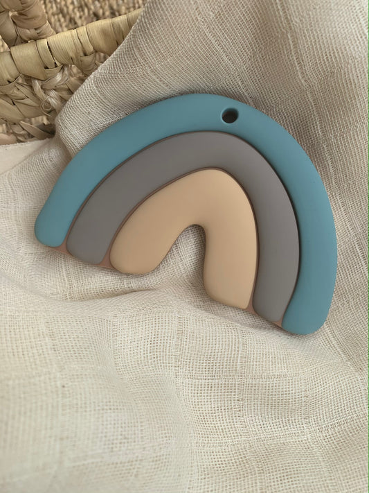 Hochet de Dentition 'Arc-en-ciel', Bleu